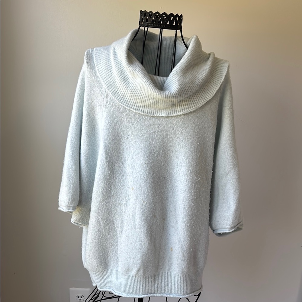 MAKE AN OFFER! Anthropologie Pilcro Blue Cowl Neck Sweater. C29